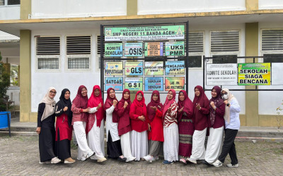 Semarak Peringatan HUT ke-81 Kemerdekaan Republik Indonesia di SMP Negeri 11 Banda Aceh